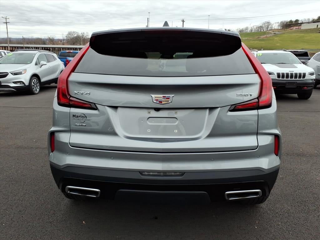 2024 Cadillac XT4 — rear three-quarter view