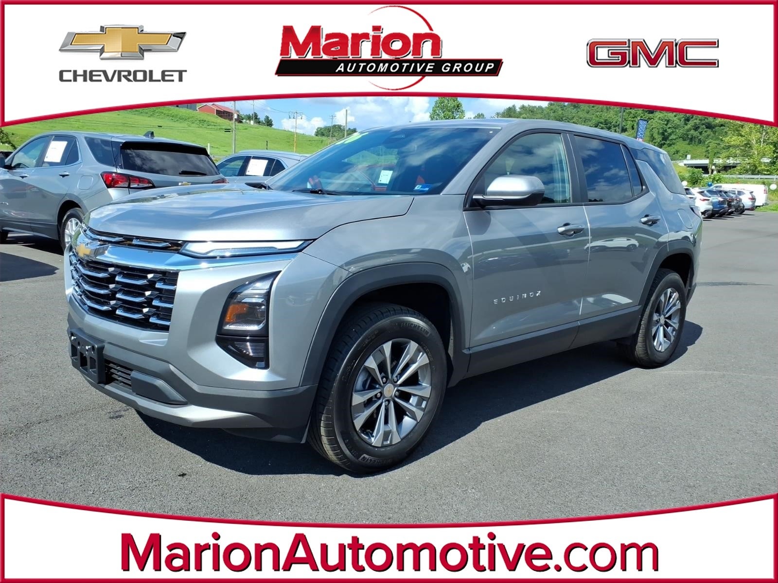 2026 Chevrolet Equinox LT in Sterling Gray Metallic — front three-quarter view
